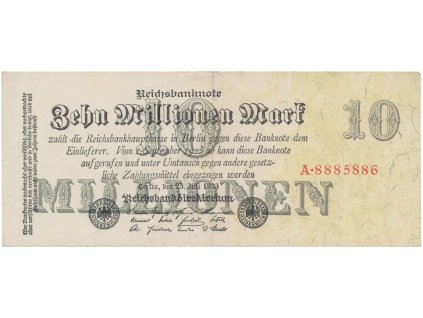 76132 76132 nemecko 10 millionen mark 1923 ro 95