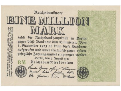 76294 76294 76294 nemecko 1 million mark 1923 ro 101d