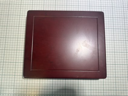 Použité - Dřevěná Etue - plato 12 Quadrum - Rozměr foto