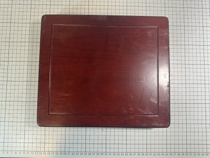 Použité - Dřevěná Etue - Plato 2x 12 Quadrum - "Největší osobnosti českého národa"