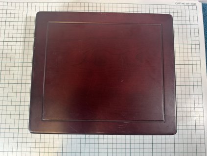 77107 pouzite drevena etue rozmer foto