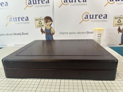 Použité - Dřevěná Etue - plato 12 Quadrum - Rozměr foto