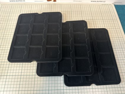 Použité - Dřevěná etue se šuplíkem - Rozměr foto