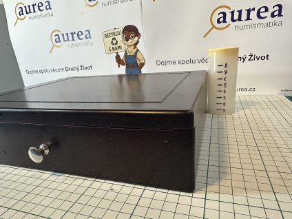 Použité - Dřevěná etue se šuplíkem - Rozměr foto