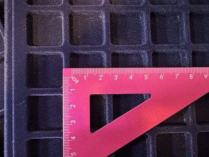 Použité - Kufřík hliníkový s platy  - Rozměr foto