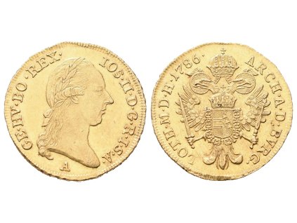 Josef II., Dukát 1786 A, Vídeň