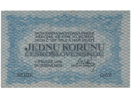 78124 1 koruna 1919 hej 7