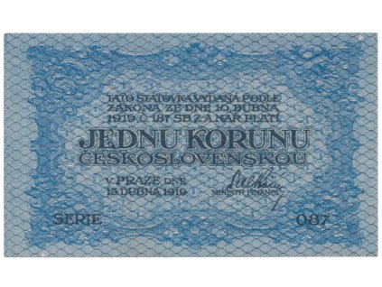 78127 1 koruna 1919 hej 7