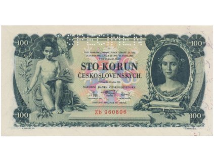 78466 100 koruna 1931 serie ma zb specimen hej 25b1 s1