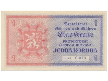 1 Koruna b.d. (1940), série C, Hej.30a