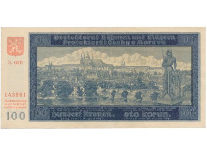 78697 100 koruna 1940 ii vydani serie b hej 33a