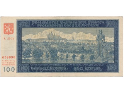 100 Koruna 1940, II. vydání, série Gb, Hej.33b2
