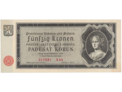 50 Koruna 1940, Hej.34a