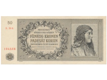 78802 50 koruna 1944 hej 42a