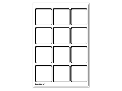 78850 78850 78850 78850 tab coin tray l with 12 square compartments 67 mm blue pack of 2