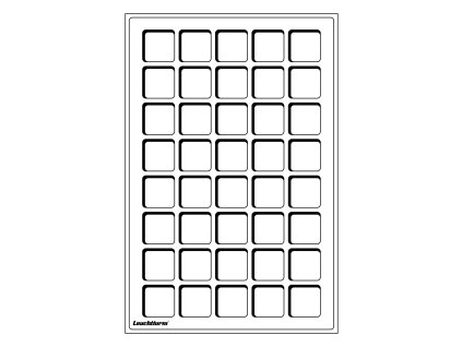 Mincovní plato L-formát - 40 políček 33x33 mm - 2 kusy