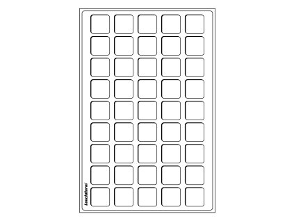 78868 78868 78868 78868 tab coin tray l for 45 coins up to 31 mm blue pack of 2