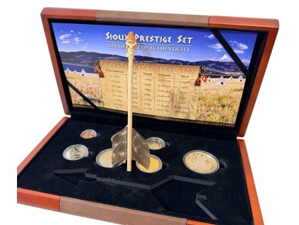 USA - AR Medaile (1x 1Oz Ag 999) "SIOUX PRESTIGE SET"