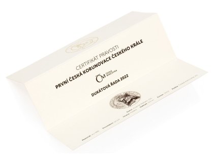 Dukátová řada 2022 - První česká korunovace českého krále