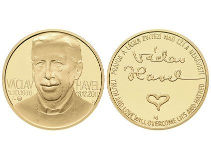 81460 medaile 2012 vaclav havel