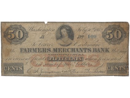 USA - Washington D.C., 50 Dollar 1862