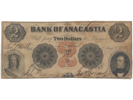 USA - Washington D.C., 2 Dollar 1854