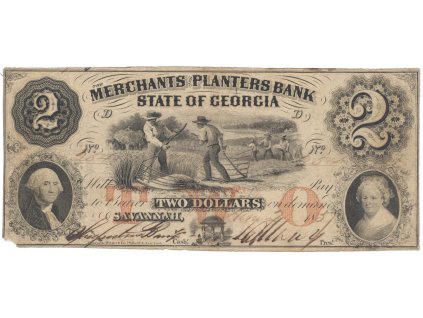 USA - Georgia, 2 Dollar 1857