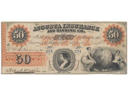 USA - Georgia, 50 Dollar 1860