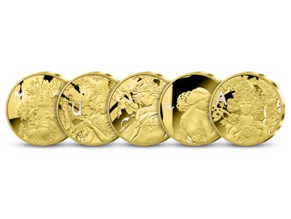 kolekce medaili alfons mucha