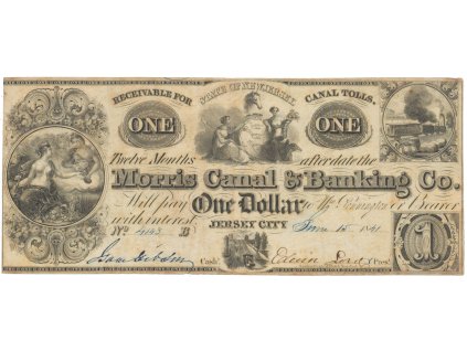 USA - New Jersey, 1 Dollar 1841