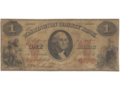 USA - Rhode Island, 1 Dollar 1860