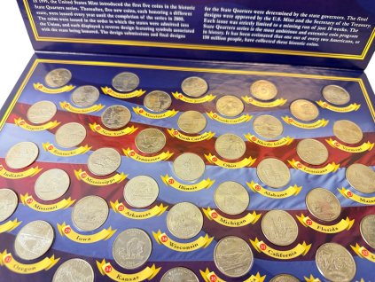 USA, Kompletní soubor pamětních 1/4 dollarů