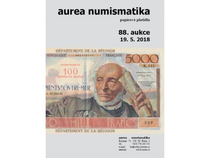 88. Aukce - papírová platidla