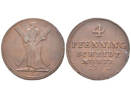 Brunšvick-Hannover, 4 Fenik 1792