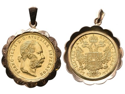 Dukát 1915 - přívěsek