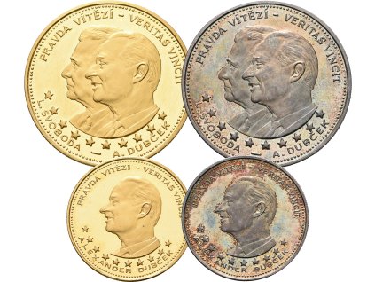 Soubor medailí 1968 - Pražské jaro