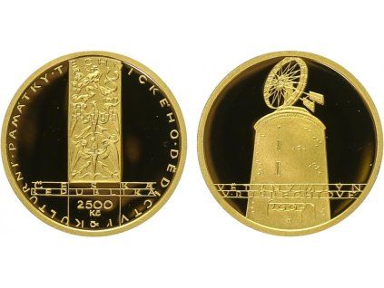 2500 Kč 2009 - Větrný mlýn v Ruprechtově, PROOF, bez etue
