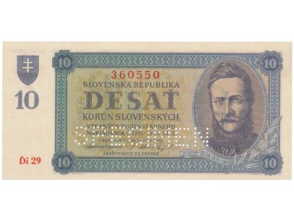 10 Koruna 1943, série Ďi 29, Hej.54a2.S2
