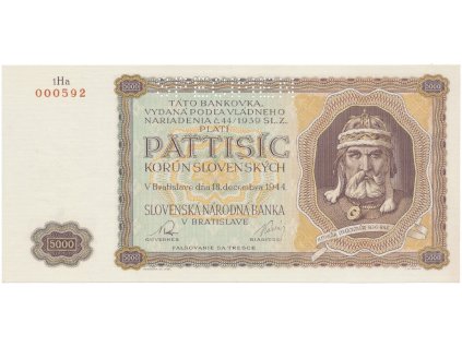 5000 Koruna 1944, série 1Ha, Hej.N3.S1