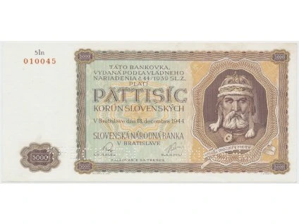 5000 Koruna 1944, série 1Ha, 5In, Hej.N3.S2