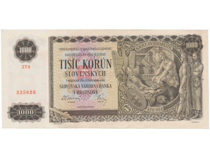 1000 Koruna 1940, série 2T4, Hej.51a
