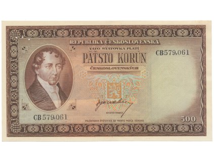 500 Koruna b.d. (1945), série CB, Hej.75a.S2