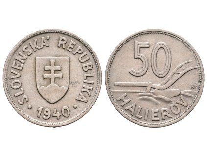 50 Haléř 1940, vzácný