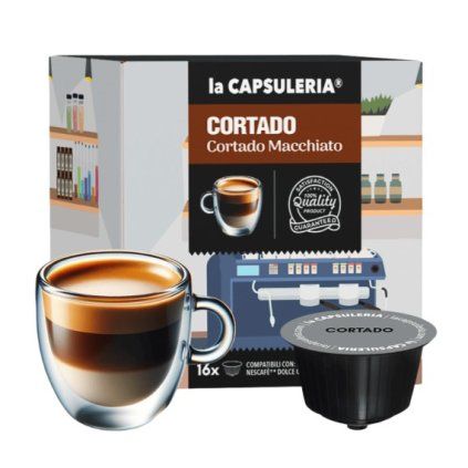 cortado capsules compatible with nescafe dolce gusto