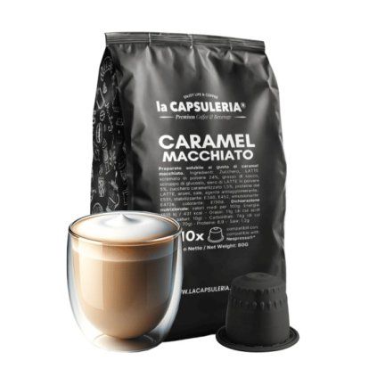 caramel macchiato capsules compatible with nespresso