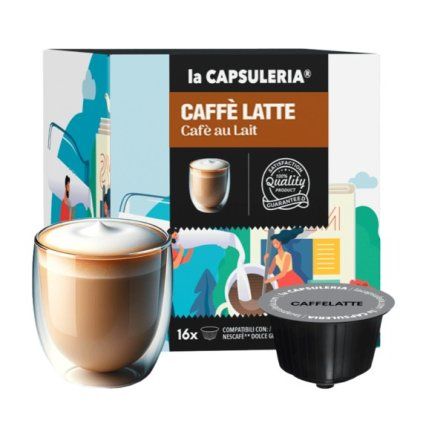 cafe au lait caffe latte capsules compatible with nescafe dolce gusto