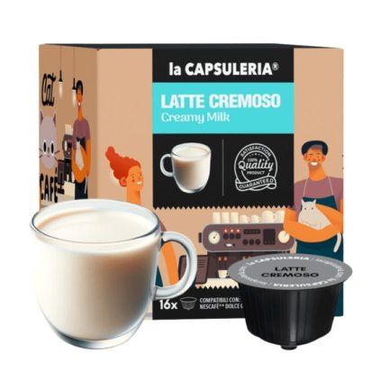 creamy milk capsules compatible with nescafe dolce gusto