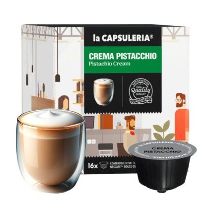 pistachio cream capsules compatible with nescafe dolce gusto