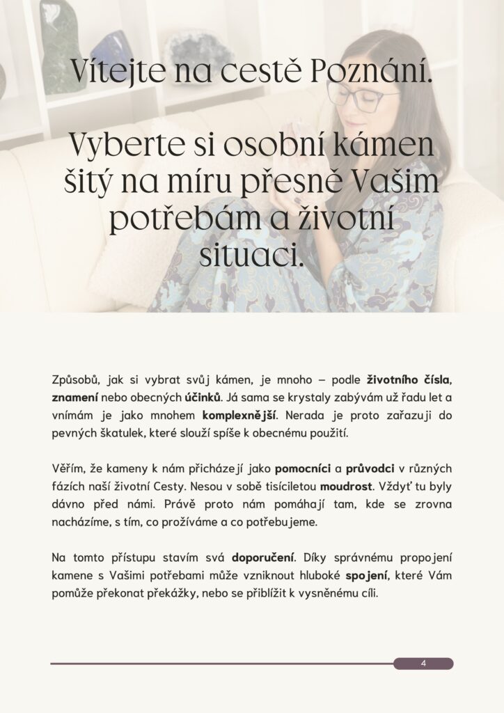 Ukázka e-booku Průvodce výběrem osobního kamene 1
