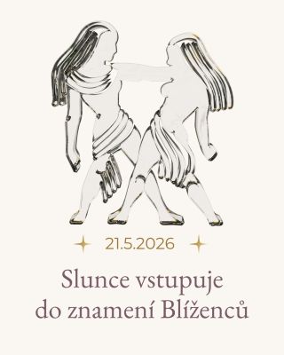 ✨ Slunce vstupuje do znamení Blíženců ✨ Čas otevřít mysl novým možnostem a nechat se inspirovat světem kolem sebe. 🌬️...